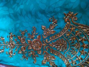 Elegant Embroidered Saree