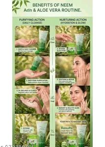 Neem &amp; Aloe Vera Skincare Routine