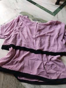 Chic Layered Lavender Top