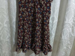 Floral Print Mini Dress