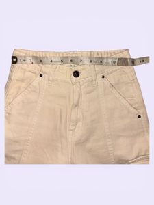 Cream Cargo Pants