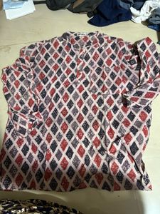 Stylish Printed Cotton Kurta