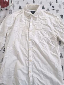 Classic White Button-Down Shirt