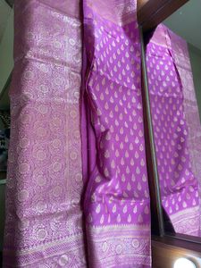 🌷Pink Banarasi art Silk Saree 🌷