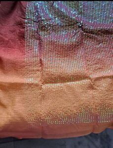 Full Squins Work Double Shade Saree with Blouse Pi