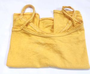 Baby girl Yellow Spaghetti Strap Top