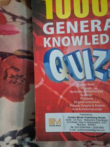 1000+ General Knowledge Quiz Book