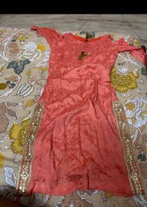 Elegant Ethnic Kurta Orangish Color