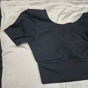 Backless Crop Top chatpate baddie going out