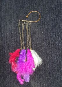Feather side Earring