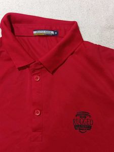 Men's Red Casual Shirt