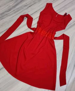 🤎♥️80'S Vintage Sequin Red Midi