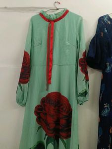 2-Elegant Floral Maxi Dresses
