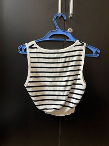 Striped Crop Top