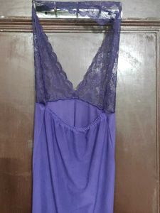 Purple Lace Nightgown
