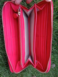 Vibrant Red ladies wallet