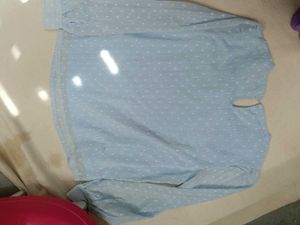 Sky Blue Textured top
