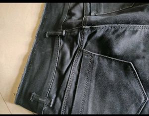 Classic Black Straight Leg Jeans