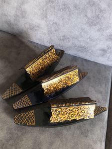 Set Of 3 🛶 Hand Painted  Kashmiri Willow Boats