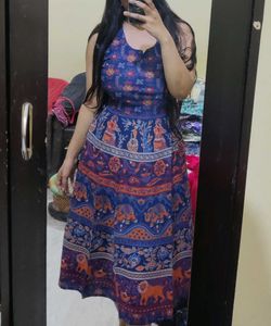 Bohemian Print Maxi Dress