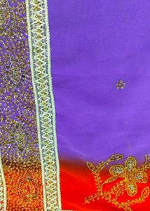 Saree blouse Eid Offer multi cut work lace kardana