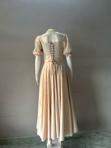 Elegant Puff Sleeve Gown