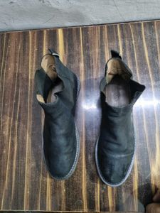 woodland Stylish Black Chelsea Boots