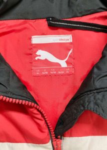 Puma colorblocked puffer vest