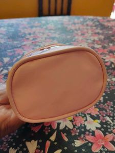 Cute Pink Travel Makeup Bag