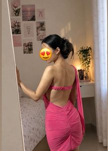 Hot Pink Backless Ruched Mini Dress 💖
