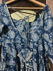 Paisley Print Kurta Dress