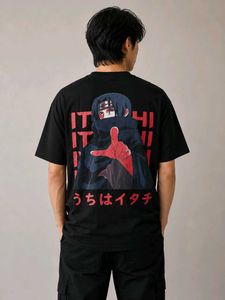 Naruto Itachi Graphic Print T-Shirt