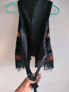 Black waistcoat