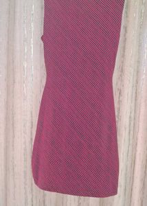 Red and Black Striped Tunic