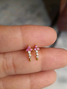 Exquisite Gemstone Stud Earrings