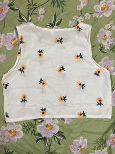 Sunflower Crop Top