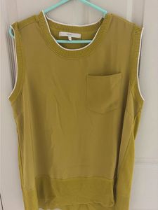 Next-Mustard Yellow Sleeveless Top (L