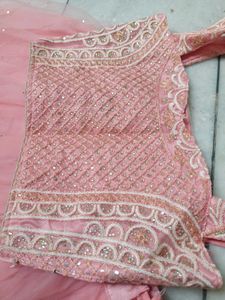 Stunning Peach Lehenga Choli