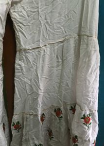 Embroidered Palazzo Pants