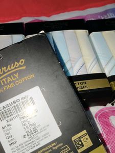 Caruso Italy Cotton Handkerchiefs