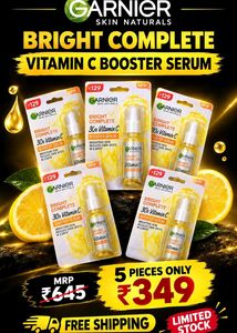 Garnier Bright Complete Vitamin C Serum - 5 Pc