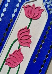 lotus lippan or mirror art work