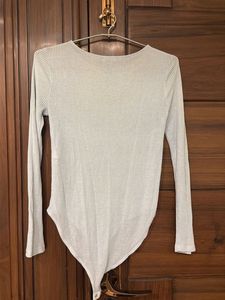Beautiful light blue striped bodysuit