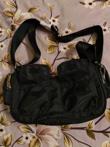 Stylish Black Crossbody Bag