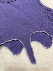 Unique Purple Crop Top