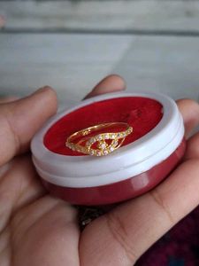 Elegant Diamond &amp; Gold Ring 22crt