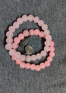 Pink Beaded Bracelet