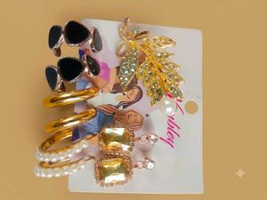 western combo earrings and brooch