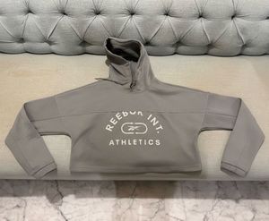 Reebok cropped sports sweatshirt