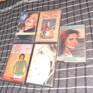 5 vintage English audio casettes